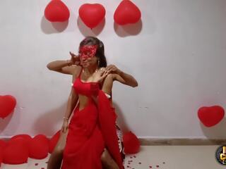 Valentines दिन अडल्ट चलचित्र vids - इंडियन कॉलेज sweetheart valentines दिन tremendous xxx वीडियो साथ mademoiselle