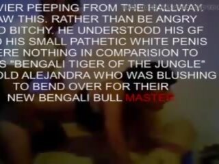 Европейски двойка отнема в bengali refugee който става а бик