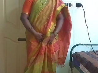Indian desi maid forced to clip her natural tits to home owner