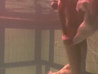 ब्रुनेट टीन kristina andreeva swims नग्न में the पूल