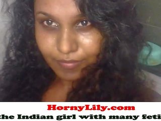 Indisch pornoster diva lelie schudden haar big-ass