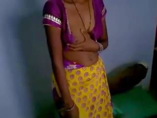 South Indian Village divinity Boobs Play clip and Milking